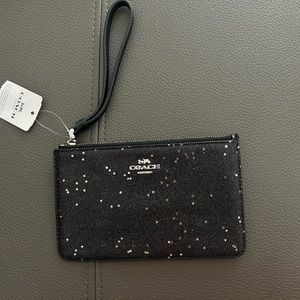BRAND NEW WITH TAGS sparkly coach wallet/wristlet